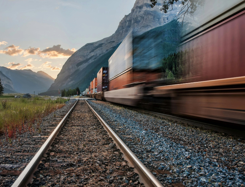 A train passing by